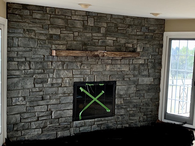 Fireplace, BBQ's, Mailbox Brick Work Services in Macomb MI - Stone_fireplace