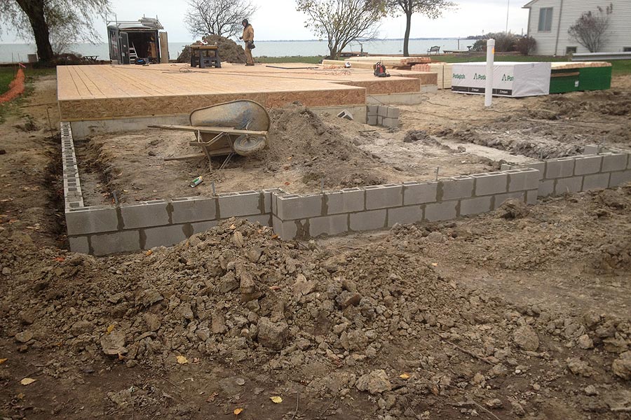 New Construction Brickwork in Macomb MI by Brick Stone Masonry Services  - blockfoundation