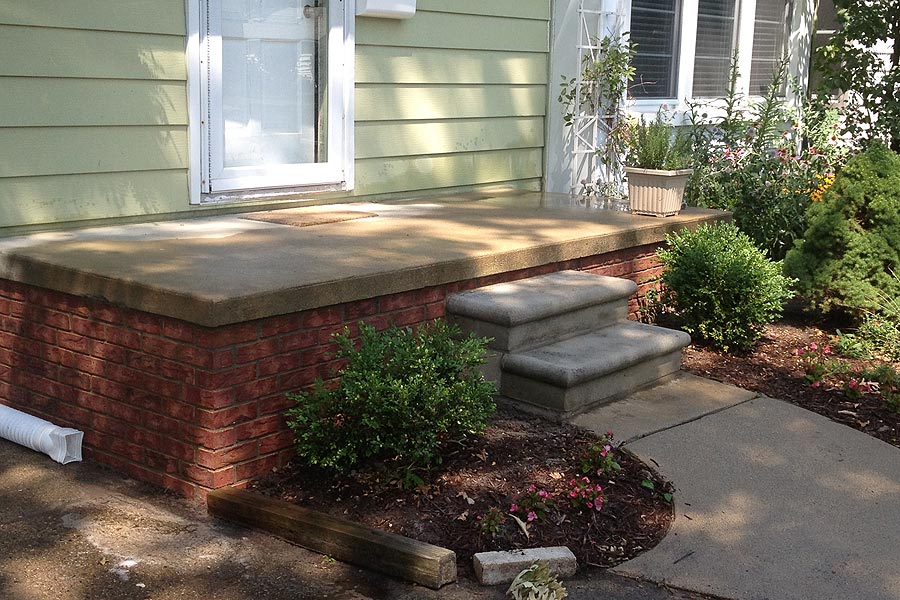 Porch Repair Services in Macomb MI by Brick Stone Masonry Services  - porchrepairafter